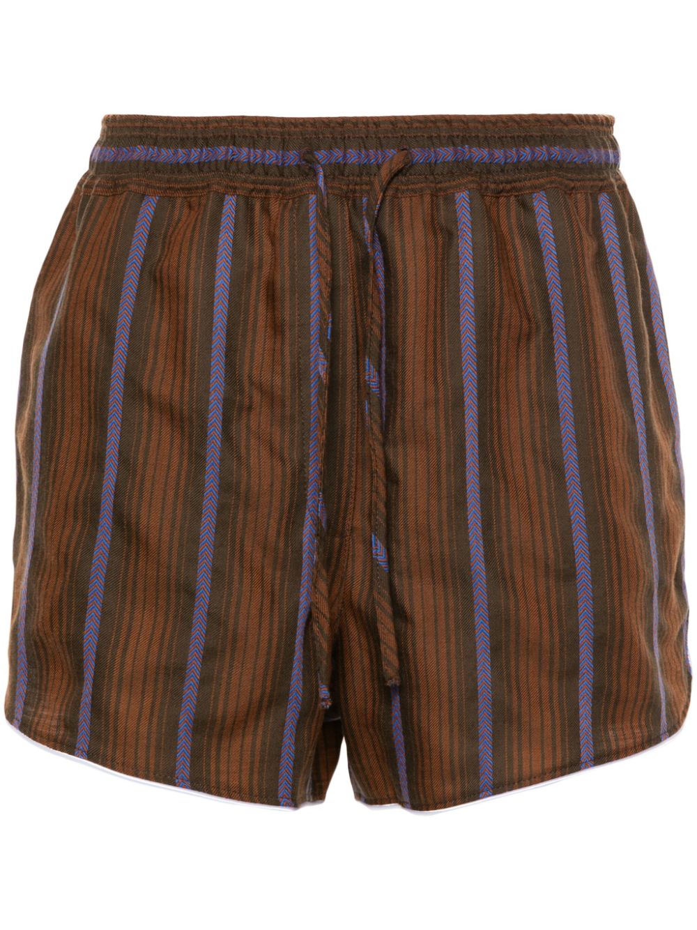 Wales Bonner Life wool shorts - Brown von Wales Bonner