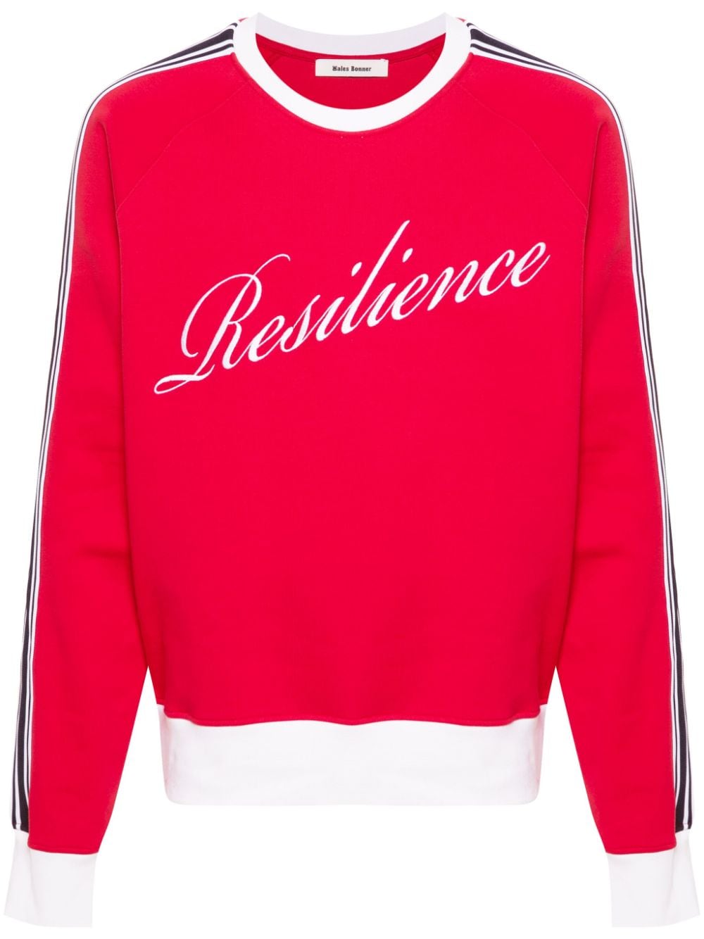 Wales Bonner Resilience organic cotton sweatshirt - Red von Wales Bonner