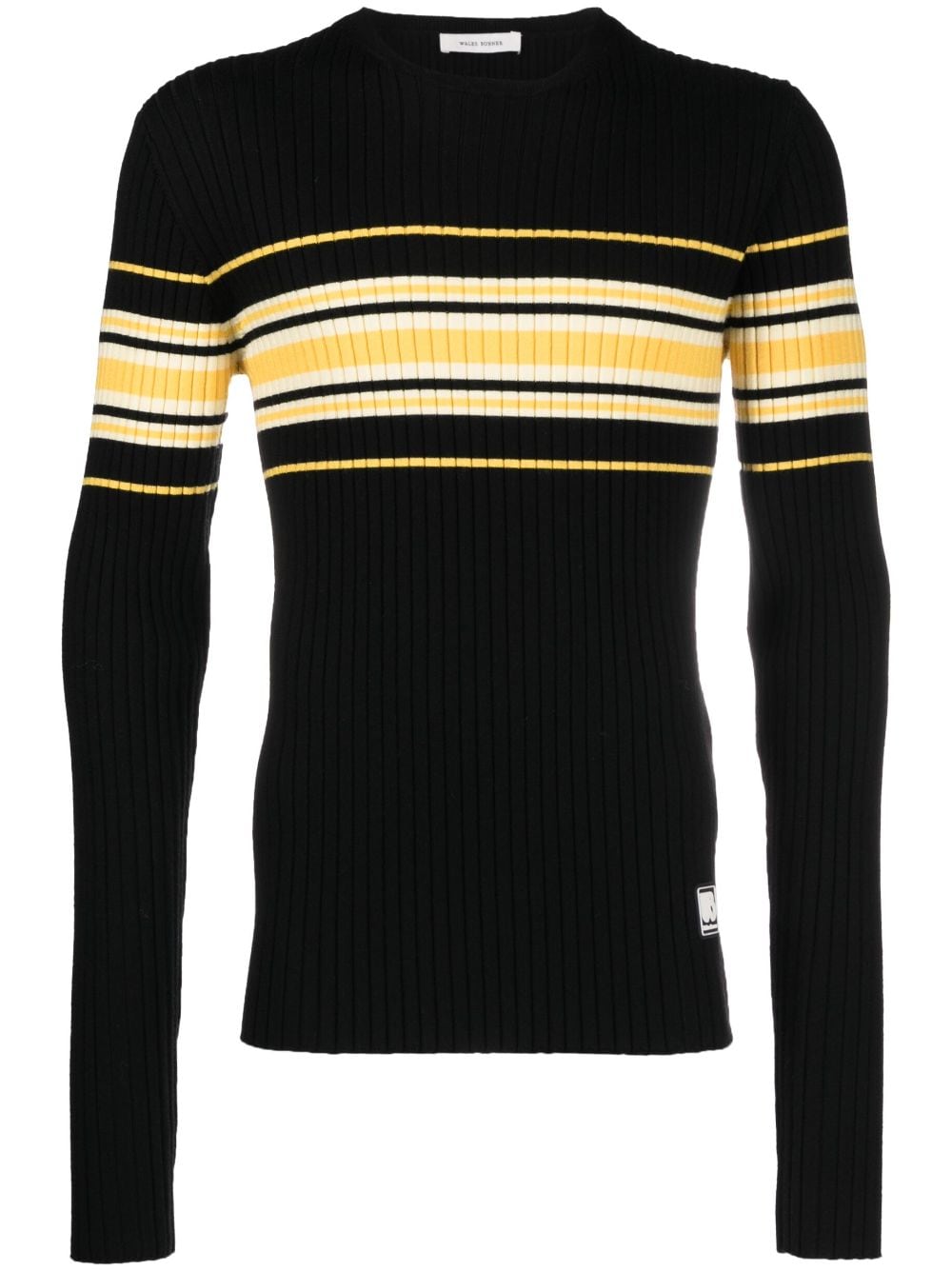 Wales Bonner Show striped jumper - Black von Wales Bonner