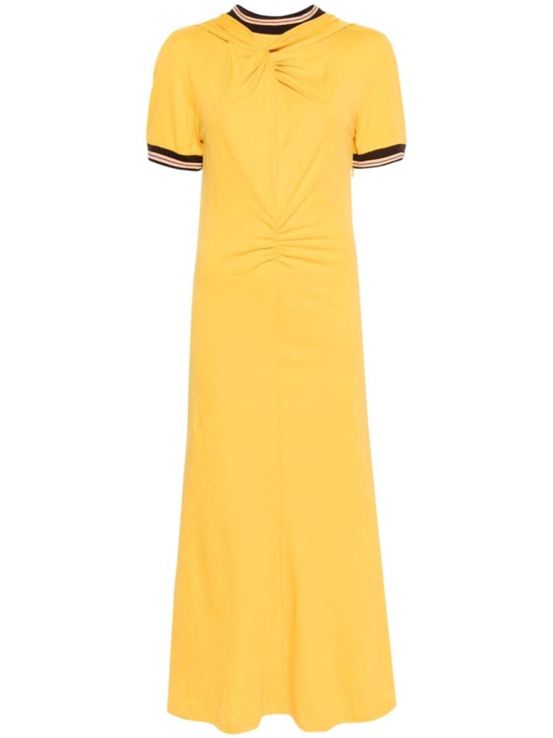 Wales Bonner Wing logo-embroidered dress - Yellow von Wales Bonner