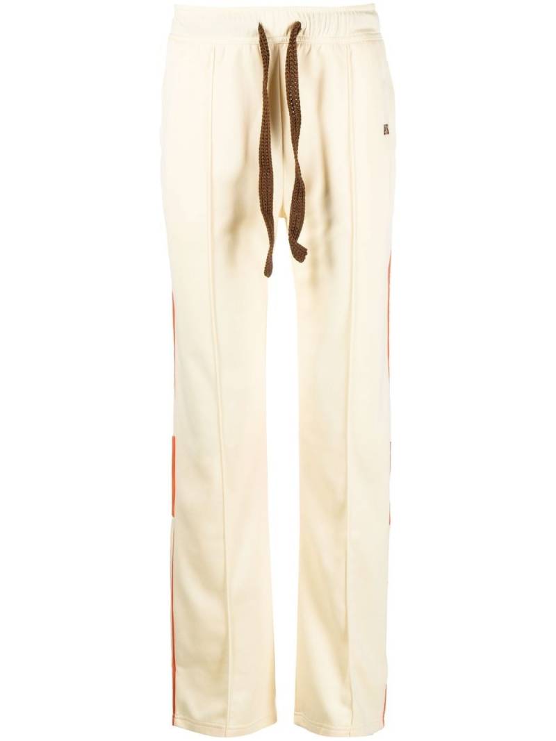 Wales Bonner contrast panel track pants - Yellow von Wales Bonner