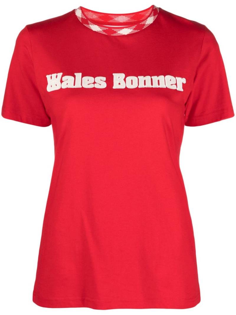 Wales Bonner x Sorbonne organic cotton T-shirt - Red von Wales Bonner