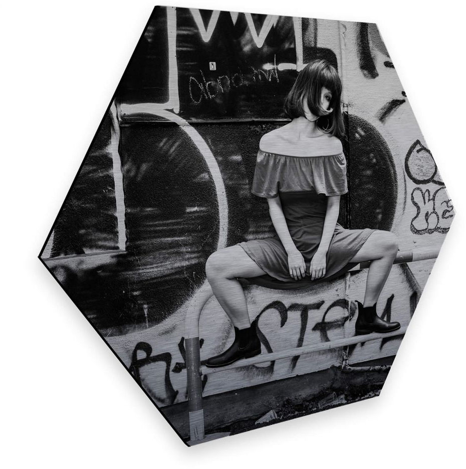 Wall-Art Bild »Japan Streetstyle Graffiti«, (Im modernen Stil) von Wall-Art