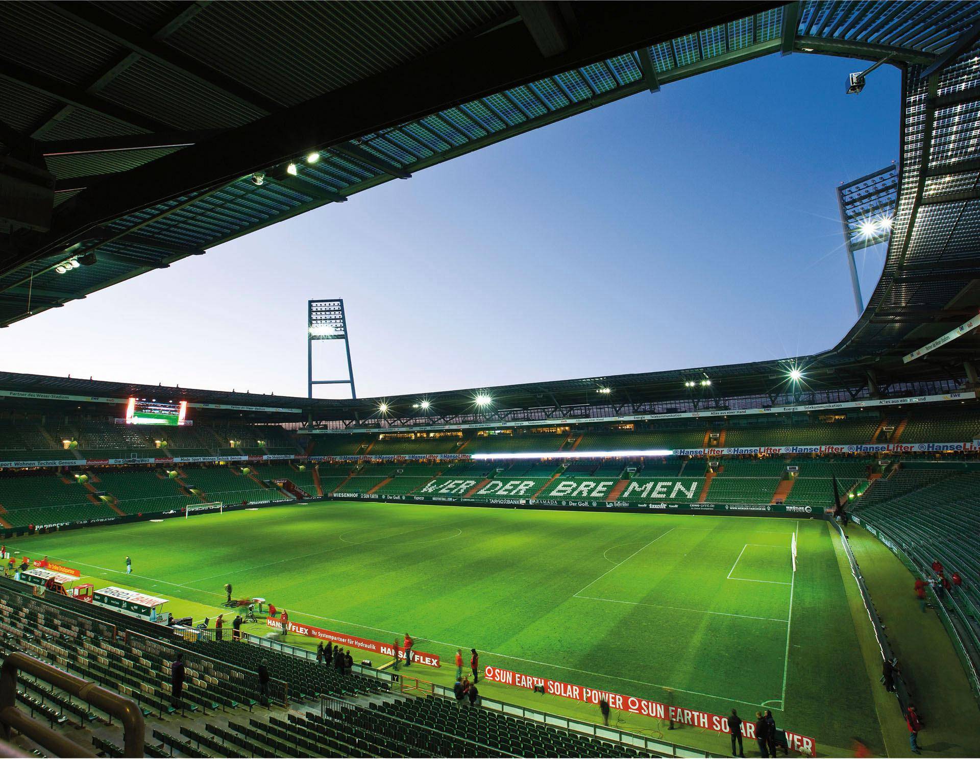 Wall-Art Fototapete »Werder Bremen Weserstadion Innen«, Motiv von Wall-Art