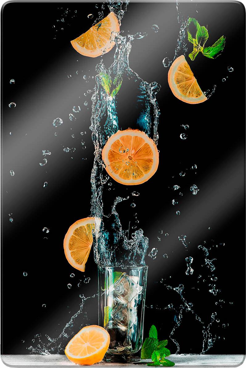 Wall-Art Glasbild »Belenko Splashing Lemonade«, (Set) von Wall-Art