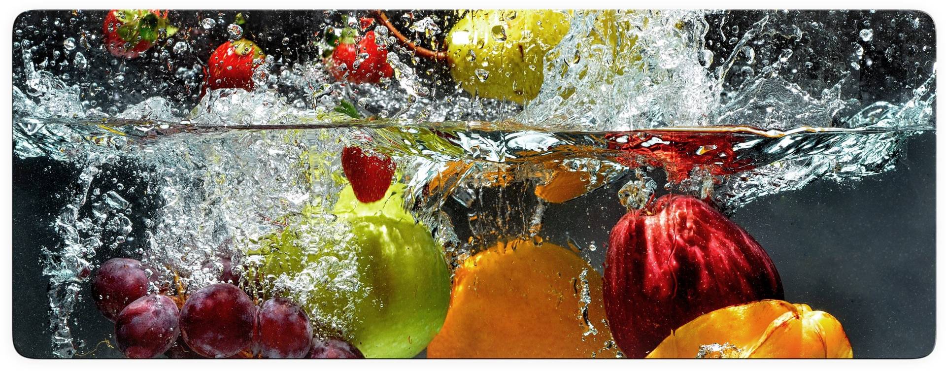 Wall-Art Glasbild »Erfrischendes Obst« von Wall-Art