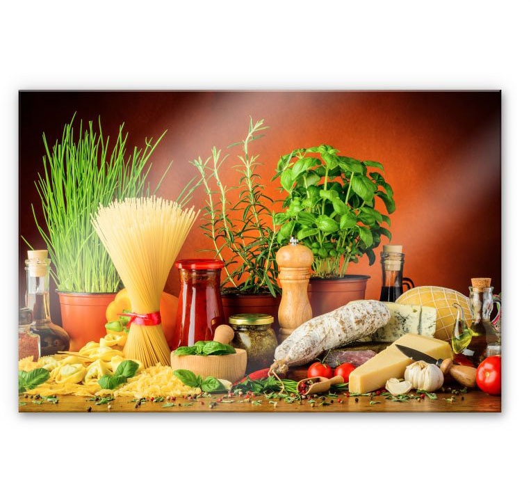 Wall-Art Küchenrückwand »Spritzschutz Italienisch Kochen«, (1 tlg.) von Wall-Art