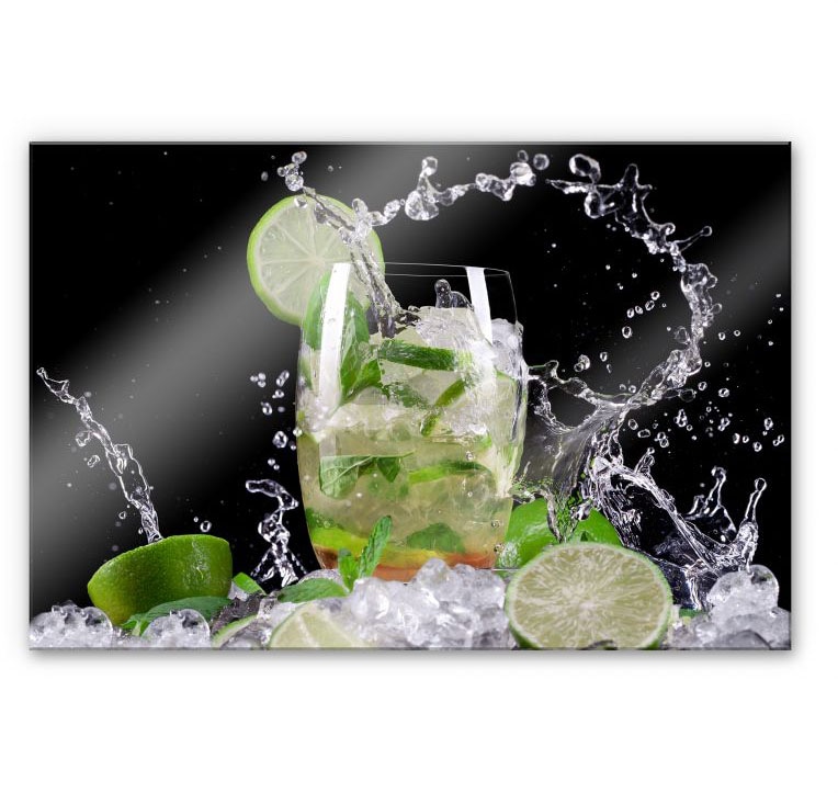 Wall-Art Küchenrückwand »Spritzschutz Splashing Mojito«, (1 tlg.) von Wall-Art