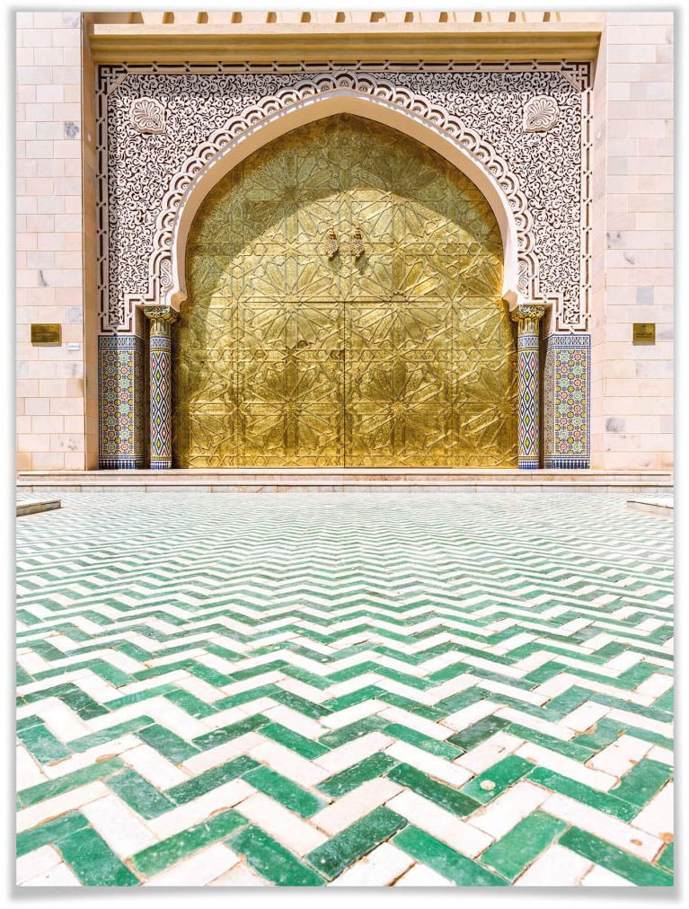 Wall-Art Poster »Alawi Moschee Oman«, Gebäude, (1 St.) von Wall-Art