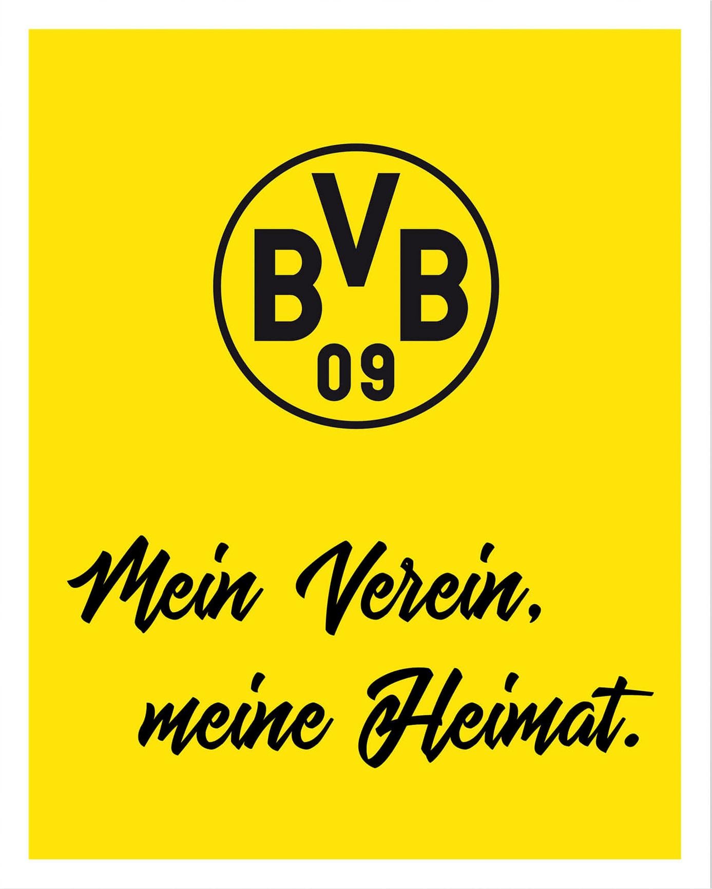 Wall-Art Poster »BVB Mein Verein, meine Heimat«, Landschaften von Wall-Art