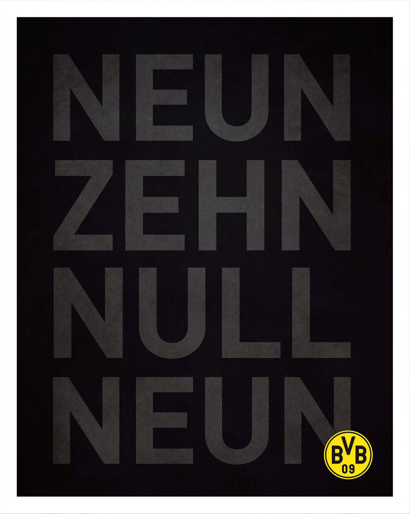 Wall-Art Poster »BVB Neun Zehn Null Neun«, Menschen von Wall-Art