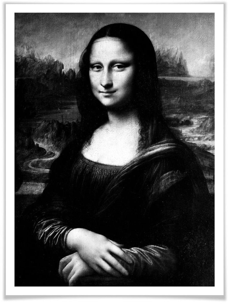 Wall-Art Poster »Mona Lisa«, Menschen, (1 St.) von Wall-Art