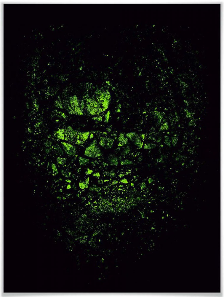 Wall-Art Poster »Nicebleed Marvel Hulk Kunstdruck«, Comic, (1 St.) von Wall-Art