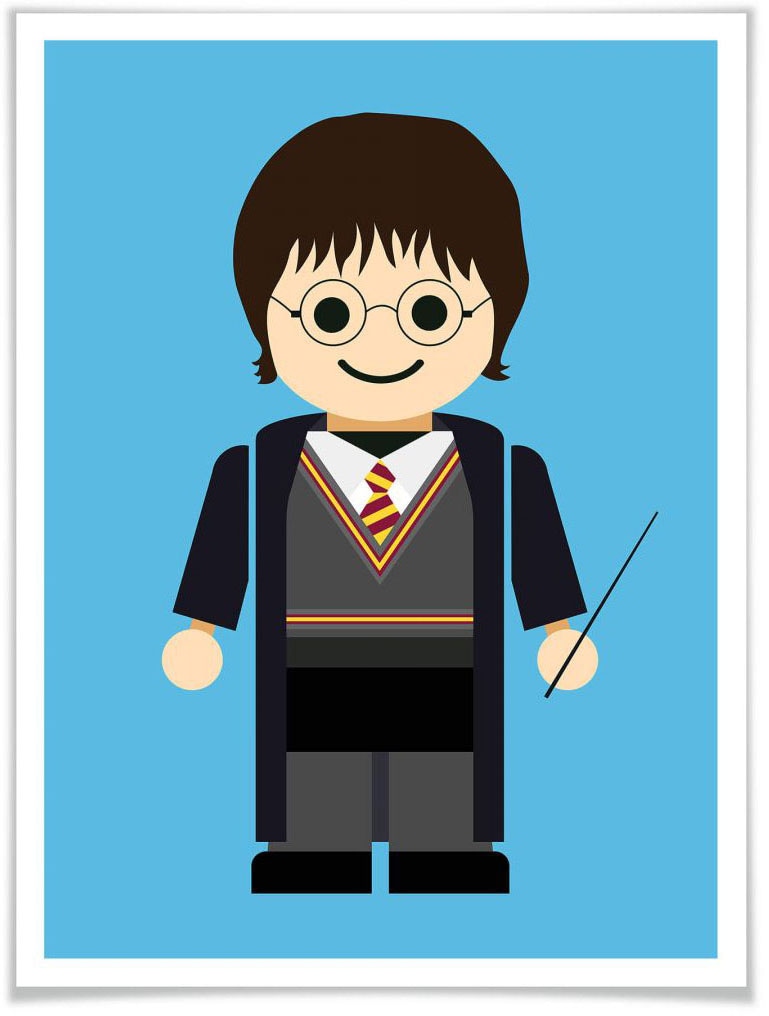 Wall-Art Poster »Playmobil Harry Potter Spielzeug«, Kinder, (1 St.) von Wall-Art