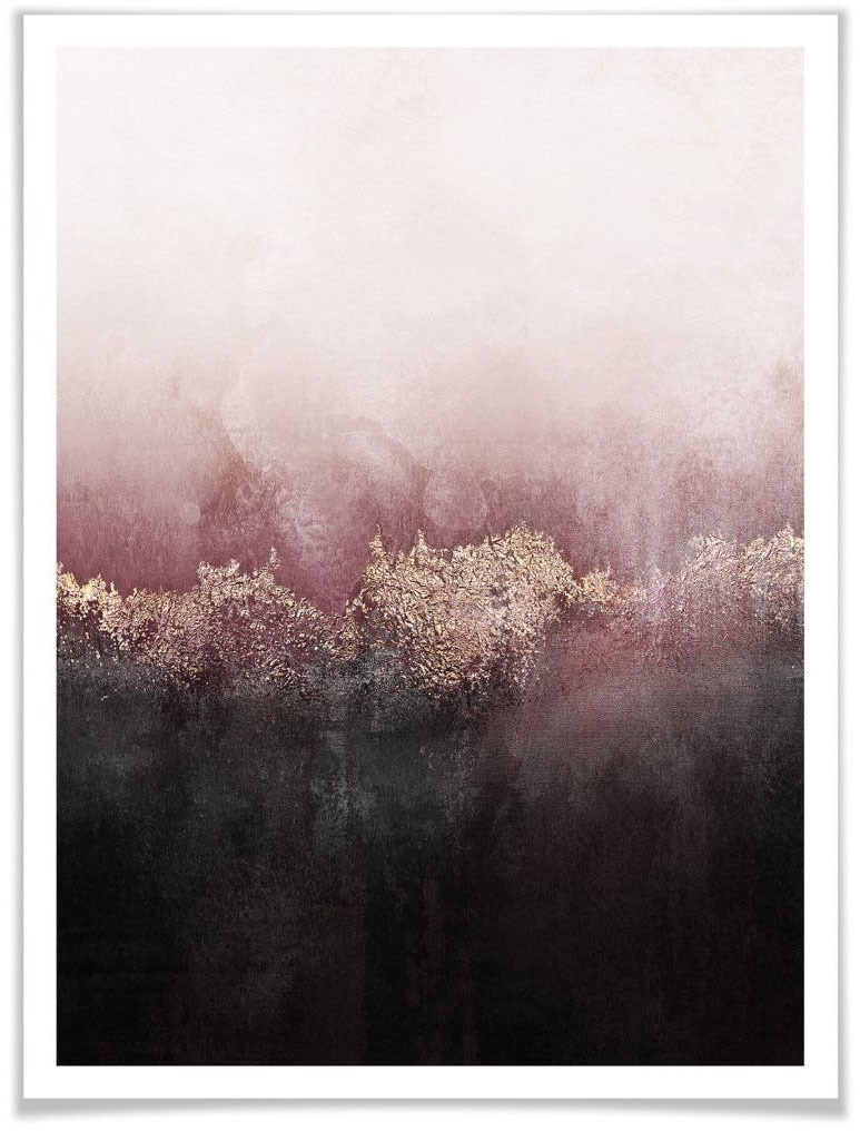 Wall-Art Poster »Rosa Himmel«, Himmel, (1 St.) von Wall-Art