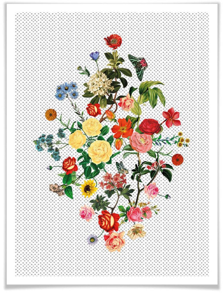 Wall-Art Poster »Vertical Garten«, Landschaften, (Set, 1 St.) von Wall-Art