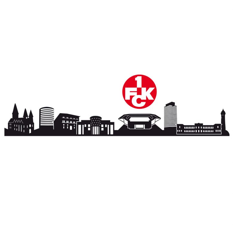 Wall-Art Wandtattoo »1.FC Kaiserslautern Skyline Logo«, (1 St.) von Wall-Art