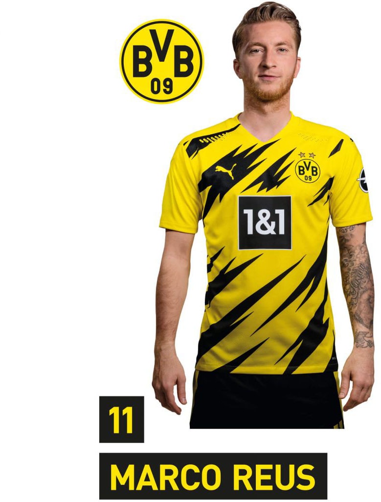 Wall-Art Wandtattoo »BVB Reus Portrait 2020/2021«, (1 St.) von Wall-Art