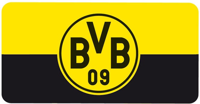 Wall-Art Wandtattoo »Borussia Dortmund Banner gelb«, (1 St.) von Wall-Art