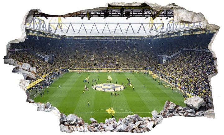 Wall-Art Wandtattoo »Borussia Dortmund Fan Choreo«, (1 St.) von Wall-Art
