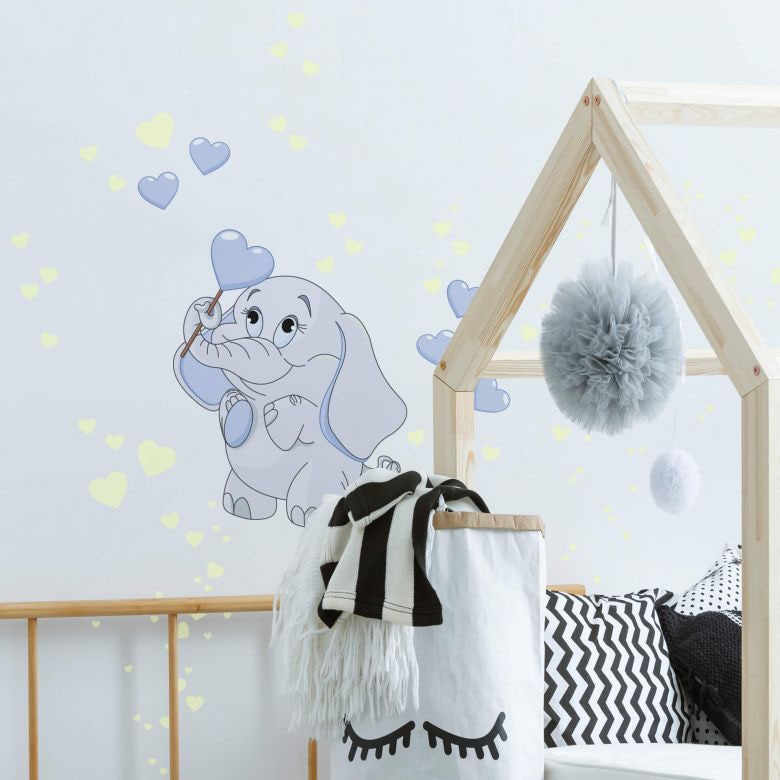 Wall-Art Wandtattoo »Elefantenbaby Leuchtsticker«, (1 St.) von Wall-Art