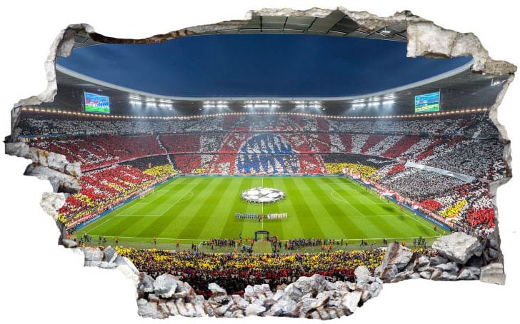 Wall-Art Wandtattoo »FCB Stadion Immer weiter«, (1 St.) von Wall-Art