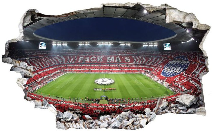 Wall-Art Wandtattoo »FCB Stadion Pack Ma's«, (1 St.) von Wall-Art