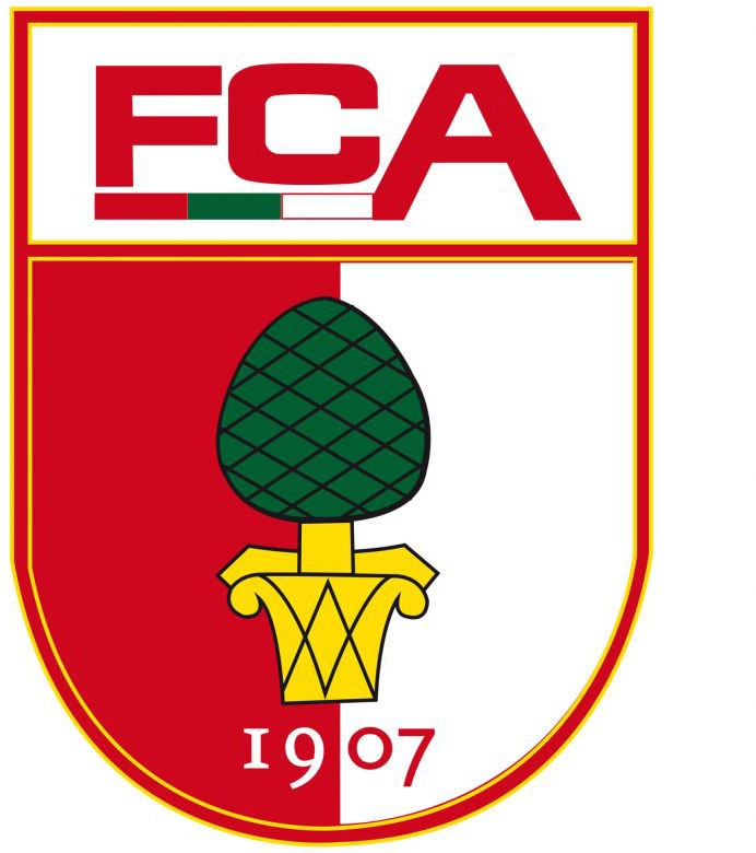 Wall-Art Wandtattoo »Fussball FC Augsburg Logo«, (1 St.) von Wall-Art