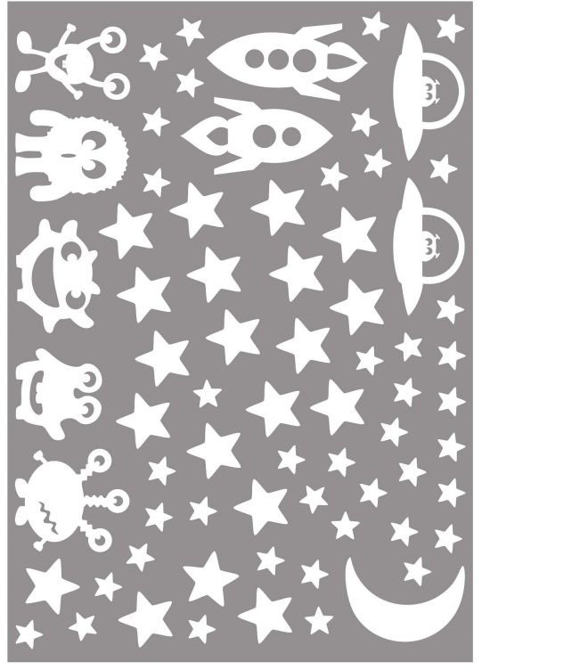 Wall-Art Wandtattoo »Leuchtsterne Weltraum Set«, (1 St.), selbstklebend, entfernbar Wall-Art Wandtattoo »Leuchtsterne Weltraum Set«, (1 St.), selbstklebend, entfernbar von Wall-Art