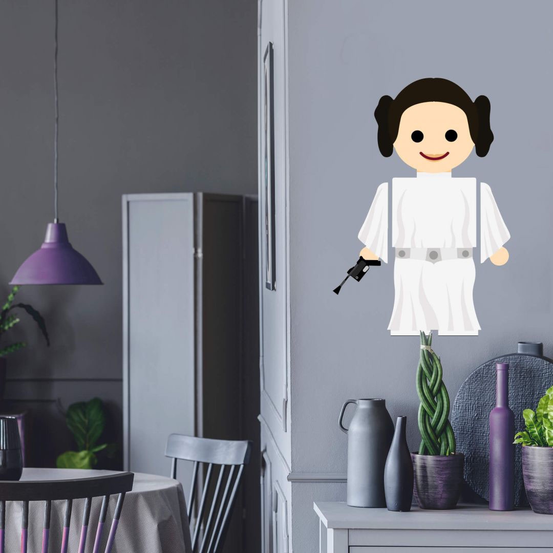 Wall-Art Wandtattoo »Spielfigur Prinzessin Leia«, (1 St.) von Wall-Art