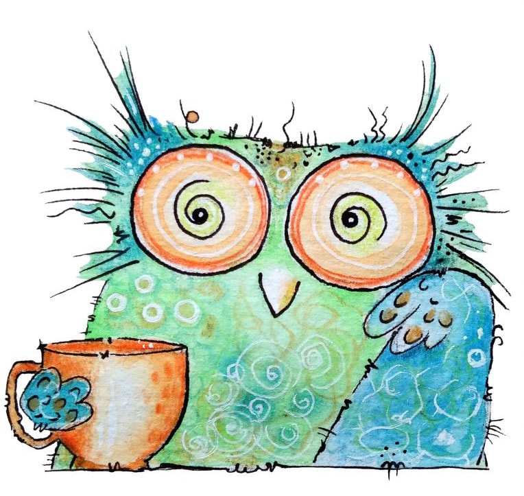 Wall-Art Wandtattoo »Vogel Kaffee Eule Coffee Owl«, (1 St.) von Wall-Art