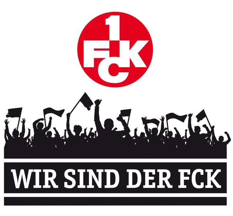 Wall-Art Wandtattoo »Wir sind der FCK mit Logo«, (1 St.) von Wall-Art