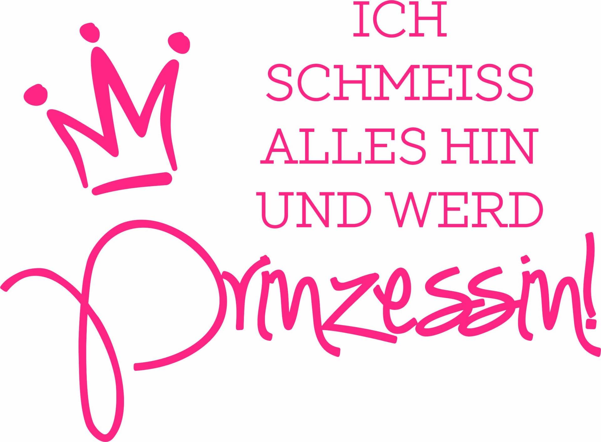 Wall-Art Wandtattoo »lustiger Spruch Ich werd' Prinzessin« von Wall-Art