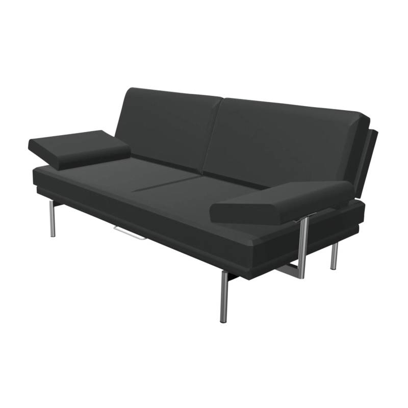 Living Platform 2er Sofa, Bezug leder select brown 1356, Untergestell matt-pulverbeschichtet bronze Living Platform 2er Sofa, Bezug leder select brown 1356, Untergestell matt-pulverbeschichtet bronze von Walter Knoll