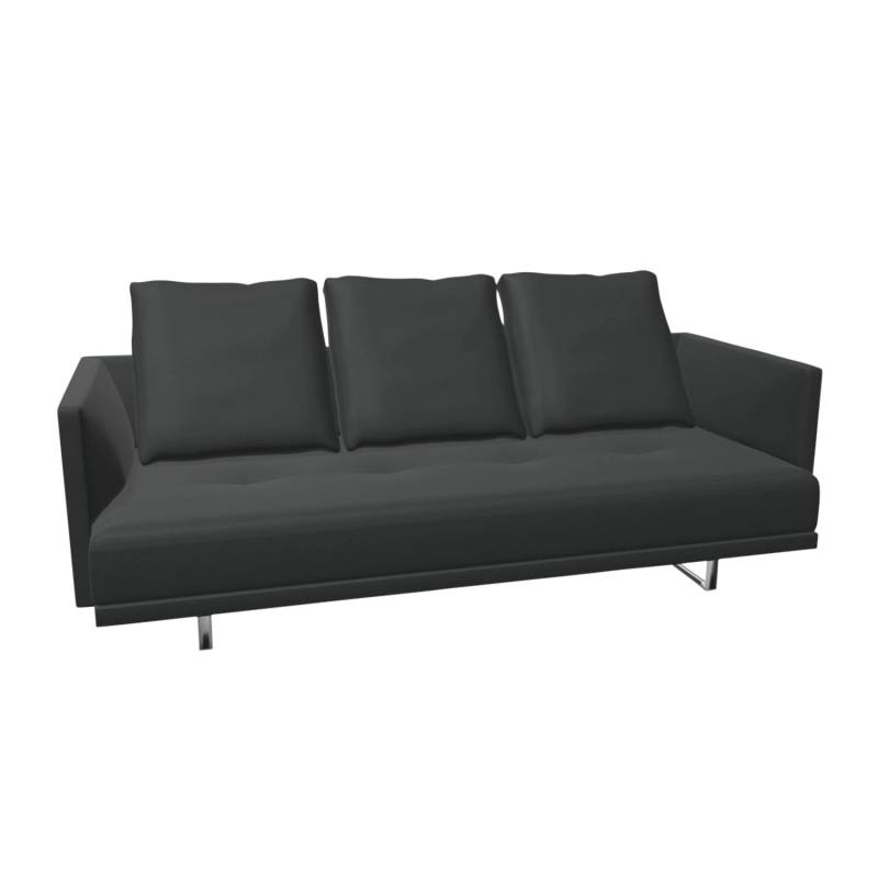 Prime Time 2er Sofa, Bezug leder select blau 1301, Untergestell matt-pulverbeschichtet bronze Prime Time 2er Sofa, Bezug leder select blau 1301, Untergestell matt-pulverbeschichtet bronze von Walter Knoll