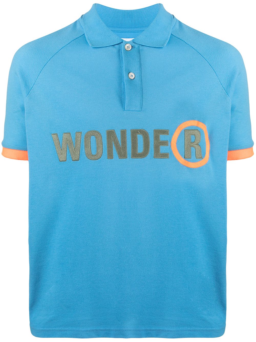 Walter Van Beirendonck Pre-Owned Wonder Bear polo shirt - Blue von Walter Van Beirendonck Pre-Owned