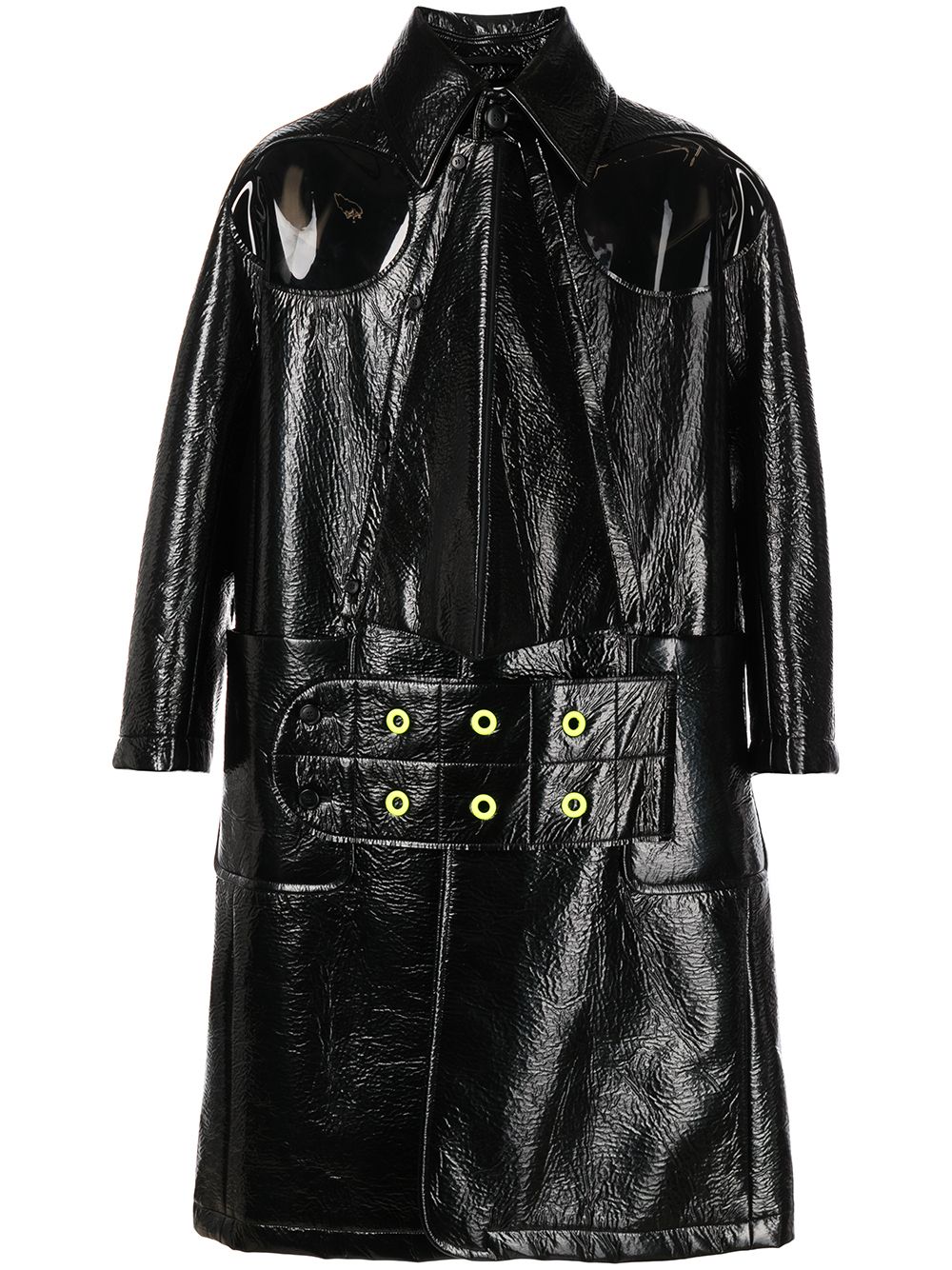 Walter Van Beirendonck Mask coat - Black von Walter Van Beirendonck