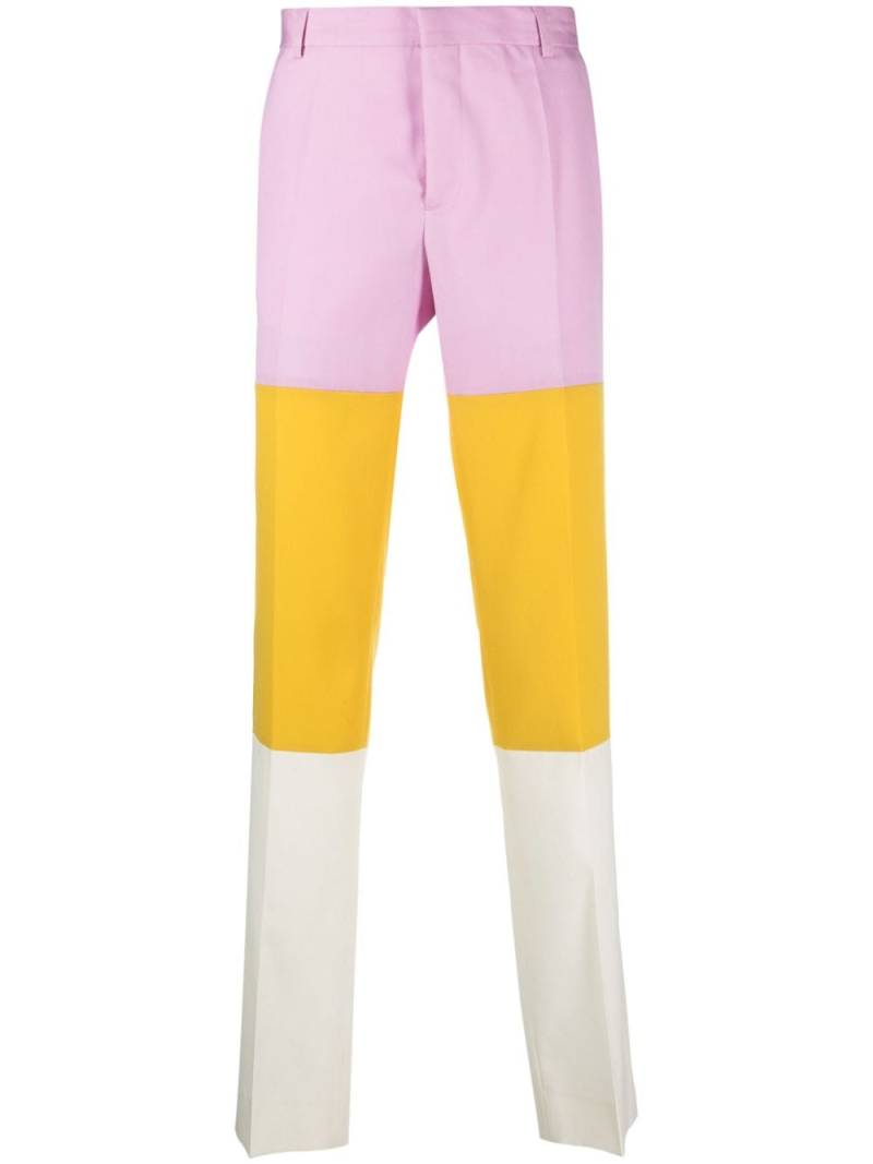 Walter Van Beirendonck Sharp tailored-cut trousers - White von Walter Van Beirendonck