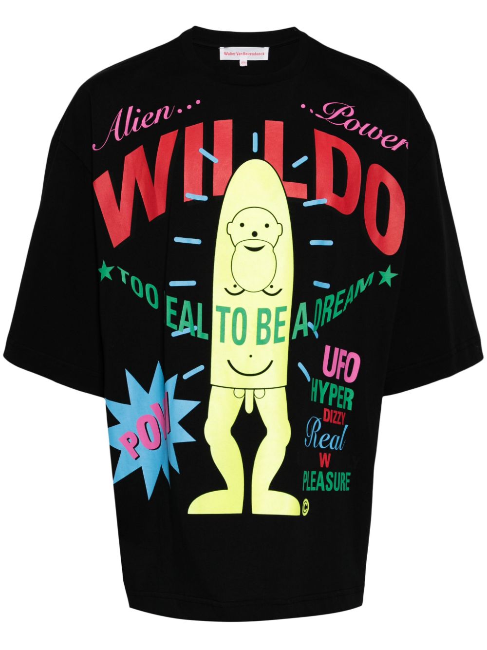 Walter Van Beirendonck graphic-print cotton T-shirt - Black