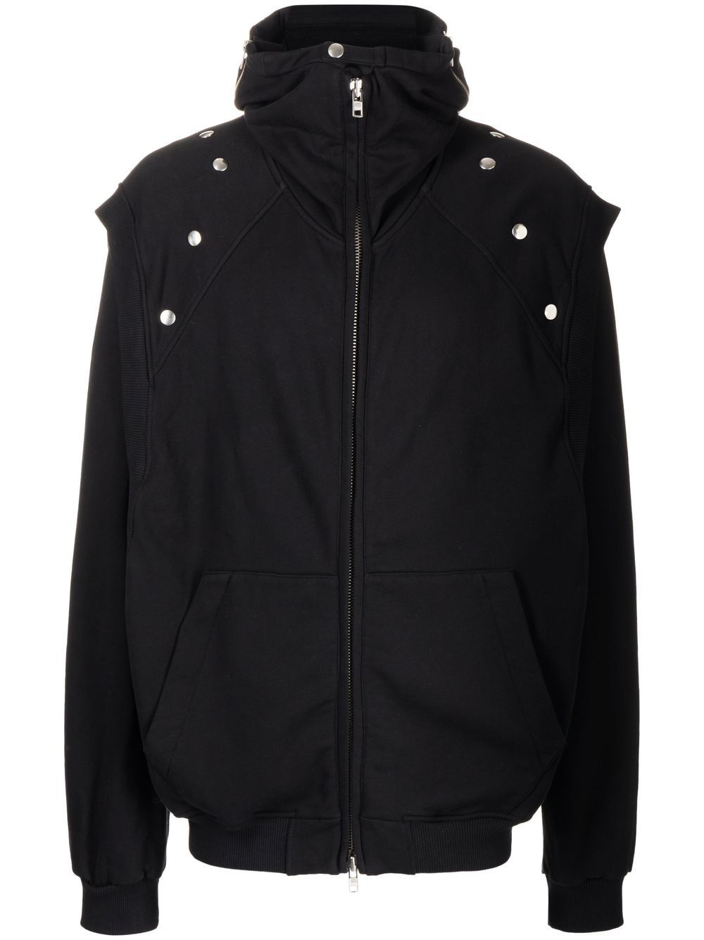 Walter Van Beirendonck hooded zipped-up jacket - Black von Walter Van Beirendonck