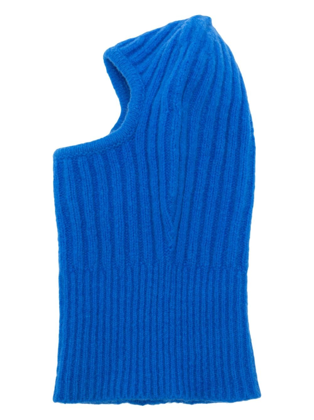 Walter Van Beirendonck ribbed merino wool-blend balaclava - Blue von Walter Van Beirendonck