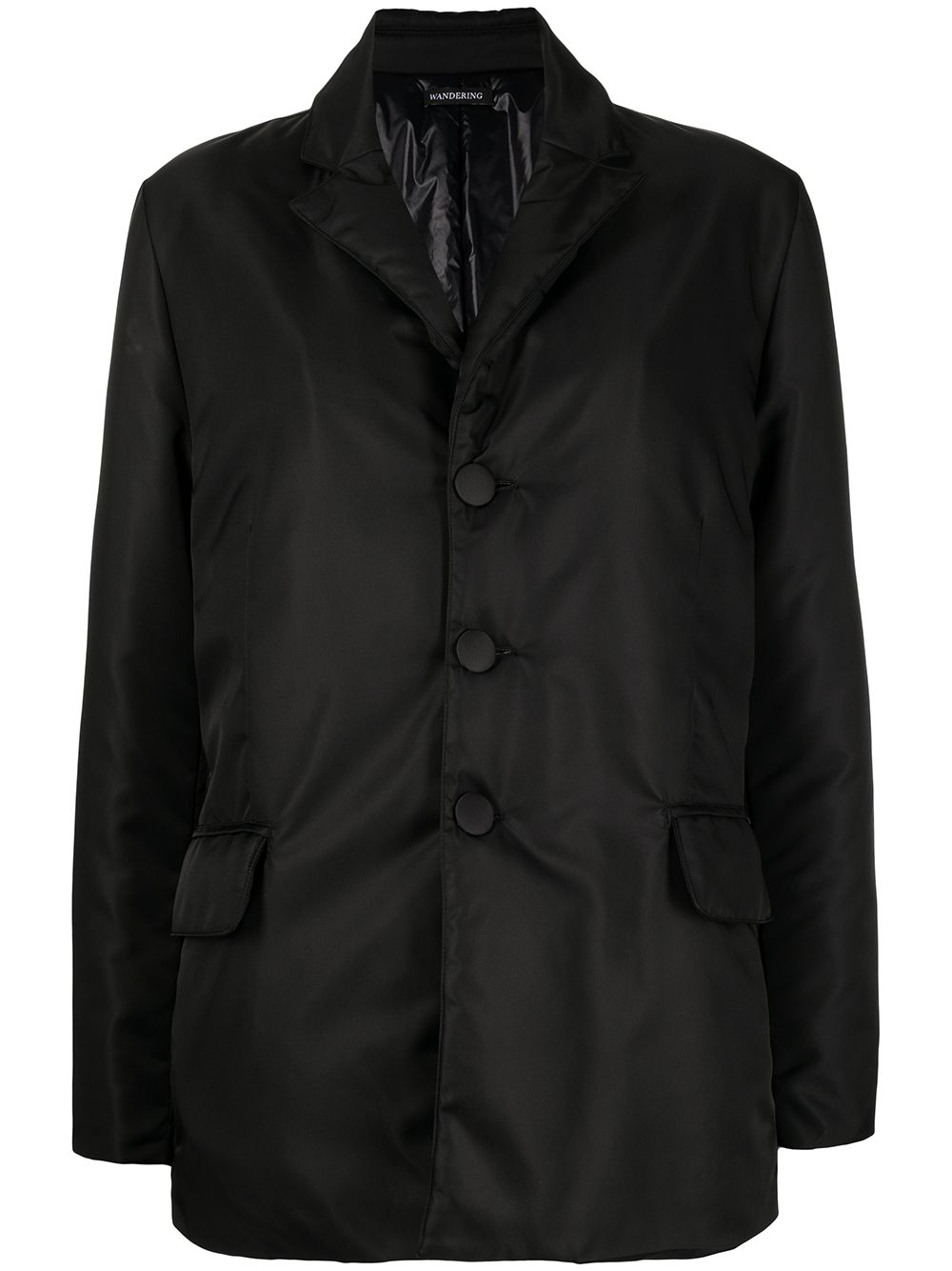 Wandering blazer puffer jacket - Black von Wandering