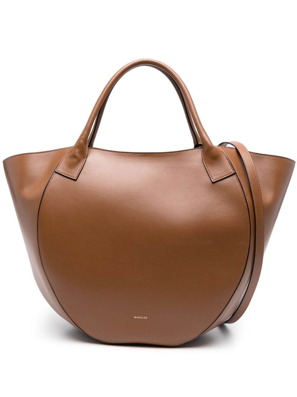 Wandler Mia Shopper leather tote bag - Brown von Wandler