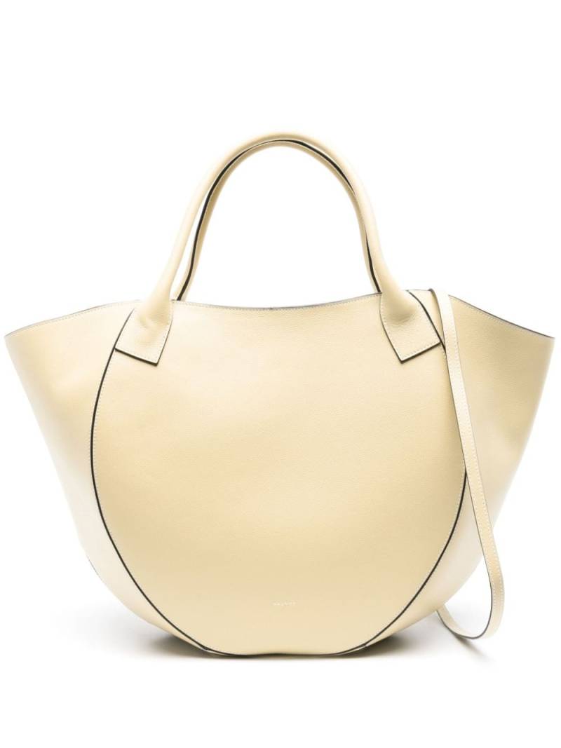 Wandler Mia leather tote bag - Yellow von Wandler