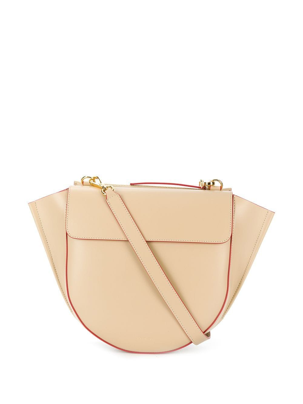 Wandler contrast piping shoulder bag - Neutrals von Wandler