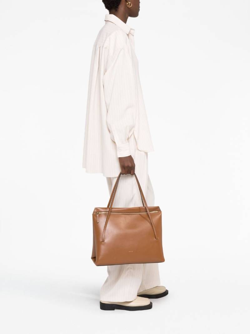 Wandler medium Joanna leather tote bag - Brown von Wandler