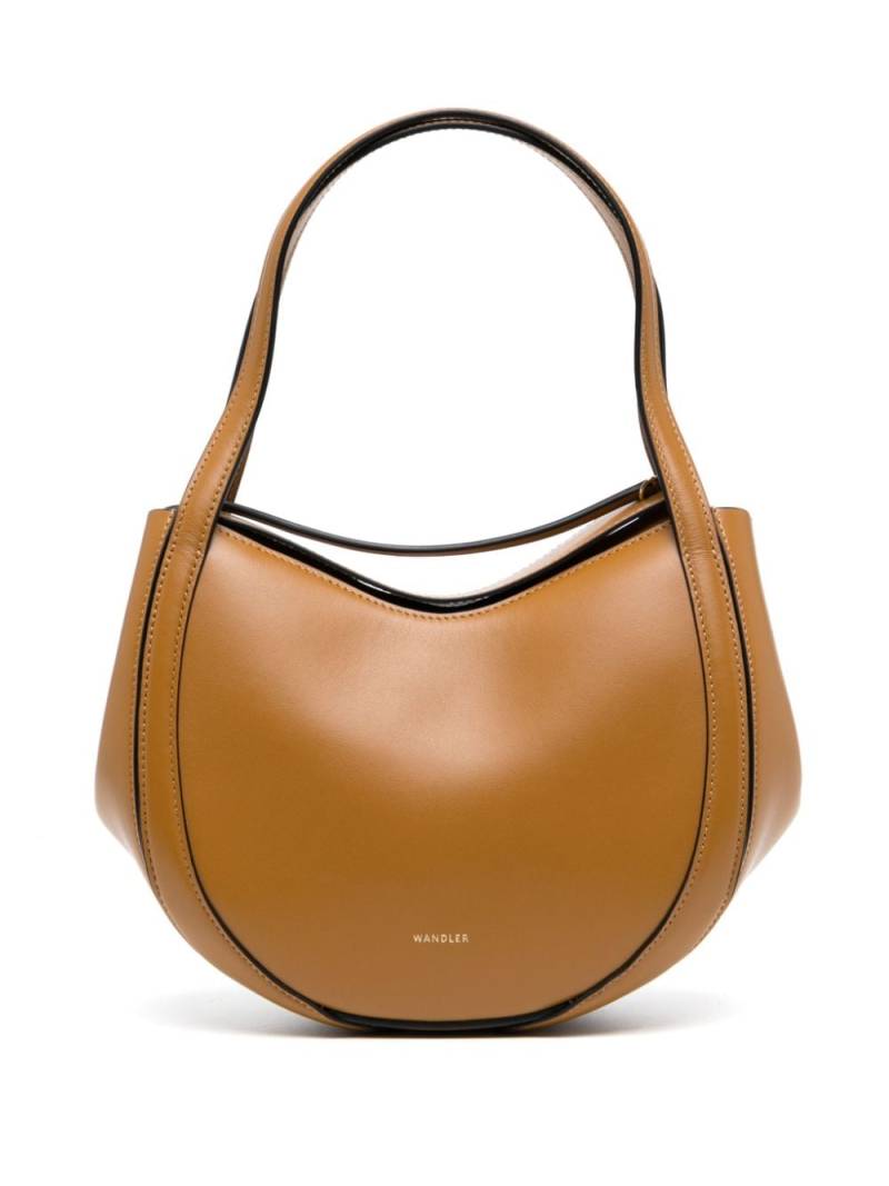 Wandler mini Lin leather tote bag - Brown von Wandler