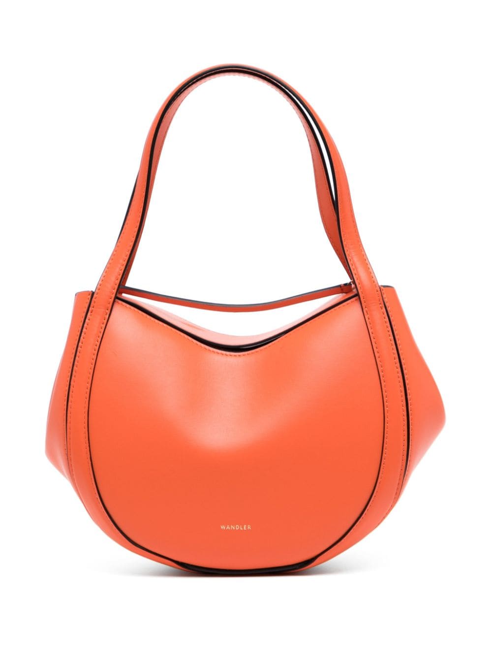 Wandler mini Lin leather tote bag - Orange von Wandler