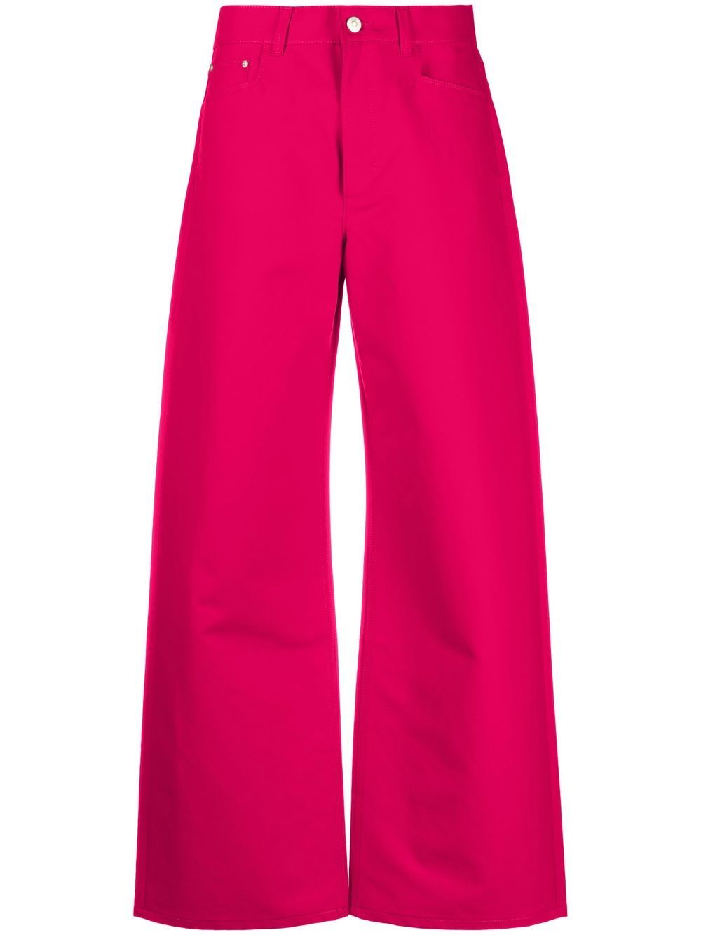 Wandler wide-leg cotton trousers - Pink von Wandler