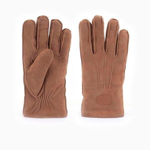 Men's Gloves Suede-s Herren Cognac S von Warmbat